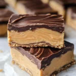 No Bake Peanut Butter Buckeye Bars