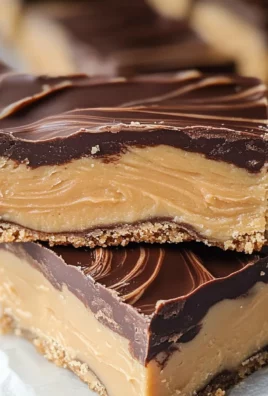 No Bake Peanut Butter Buckeye Bars