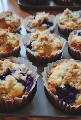 One-Bowl Blueberry Sourdough Muffins