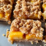 Peach Crumble Bars