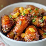 Pineapple Cowboy Candy Chicken Wings