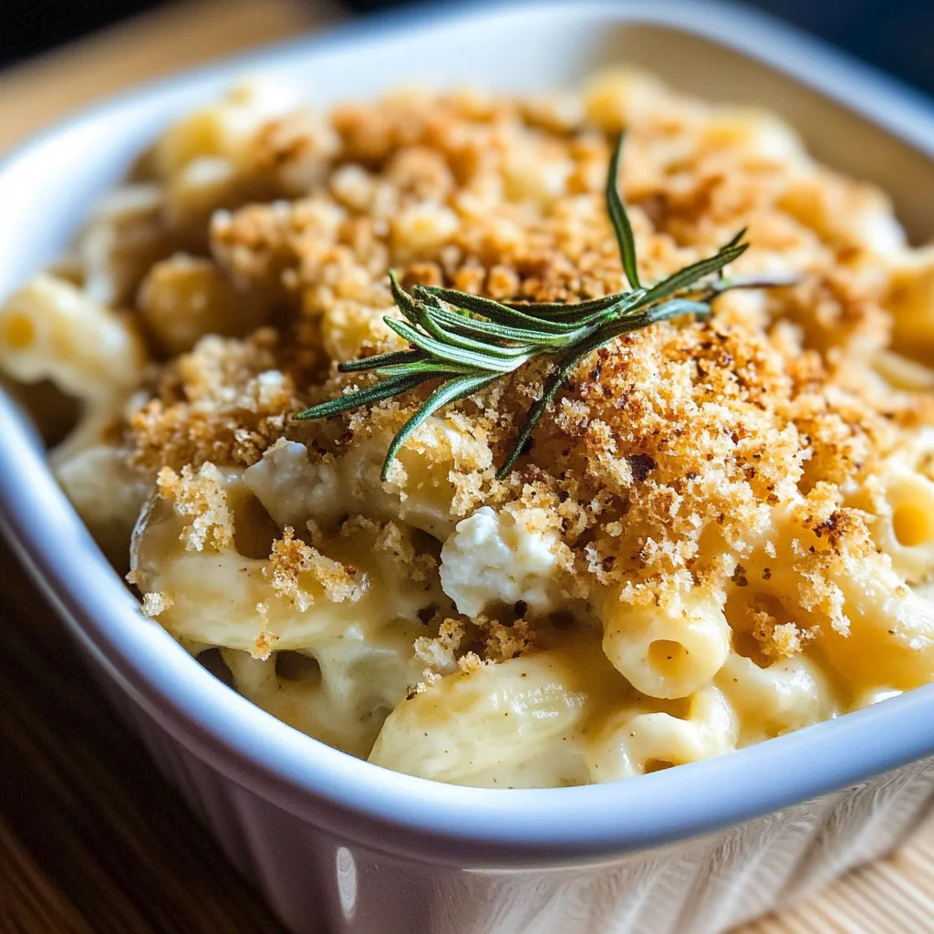 Rosemary & Goat Cheese Mac n' Cheese