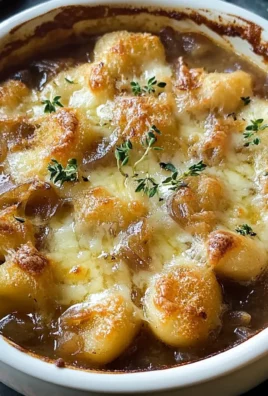 Simple Baked French Onion Gnocchi