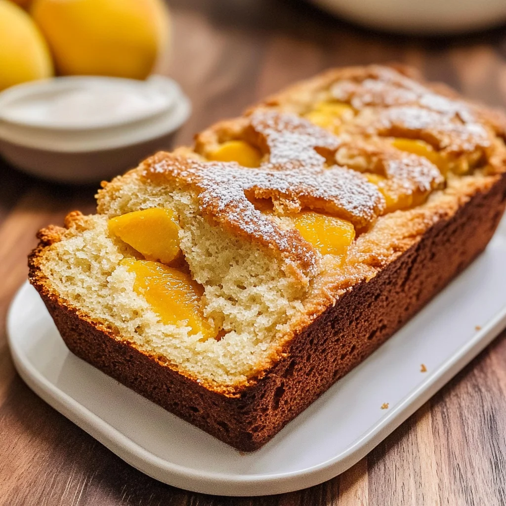 Southern Peach Bread
