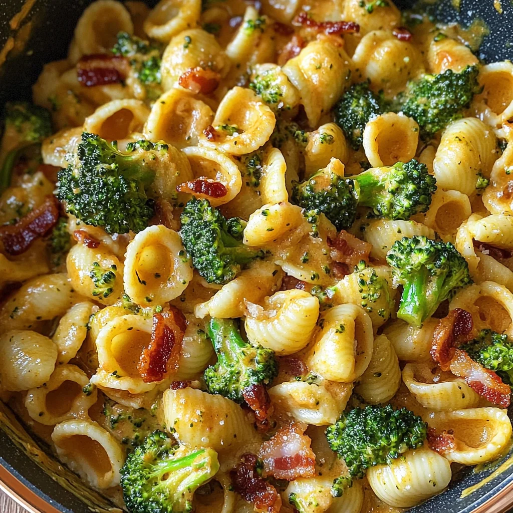Spicy Bacon Broccoli Orecchiette