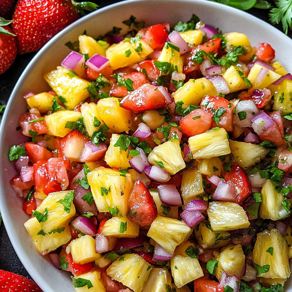 Strawberry Pineapple Salsa