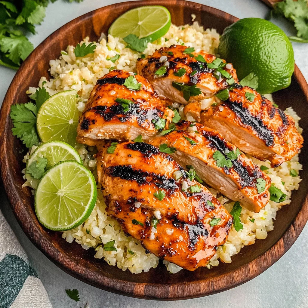 Sweet Chili Coconut-Lime Grilled Chicken