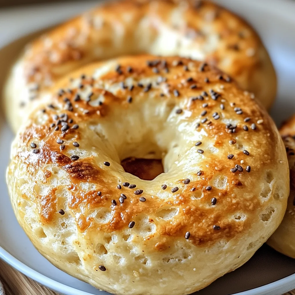 high protein air fryer bagels (quick recipe)