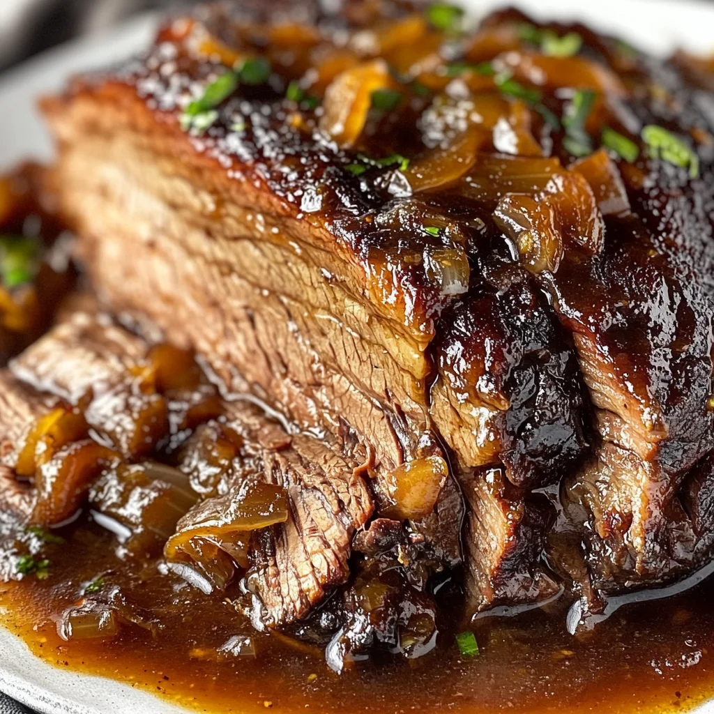 Slow Cooked Beef Brisket – Tender, Soul-Warming Perfection