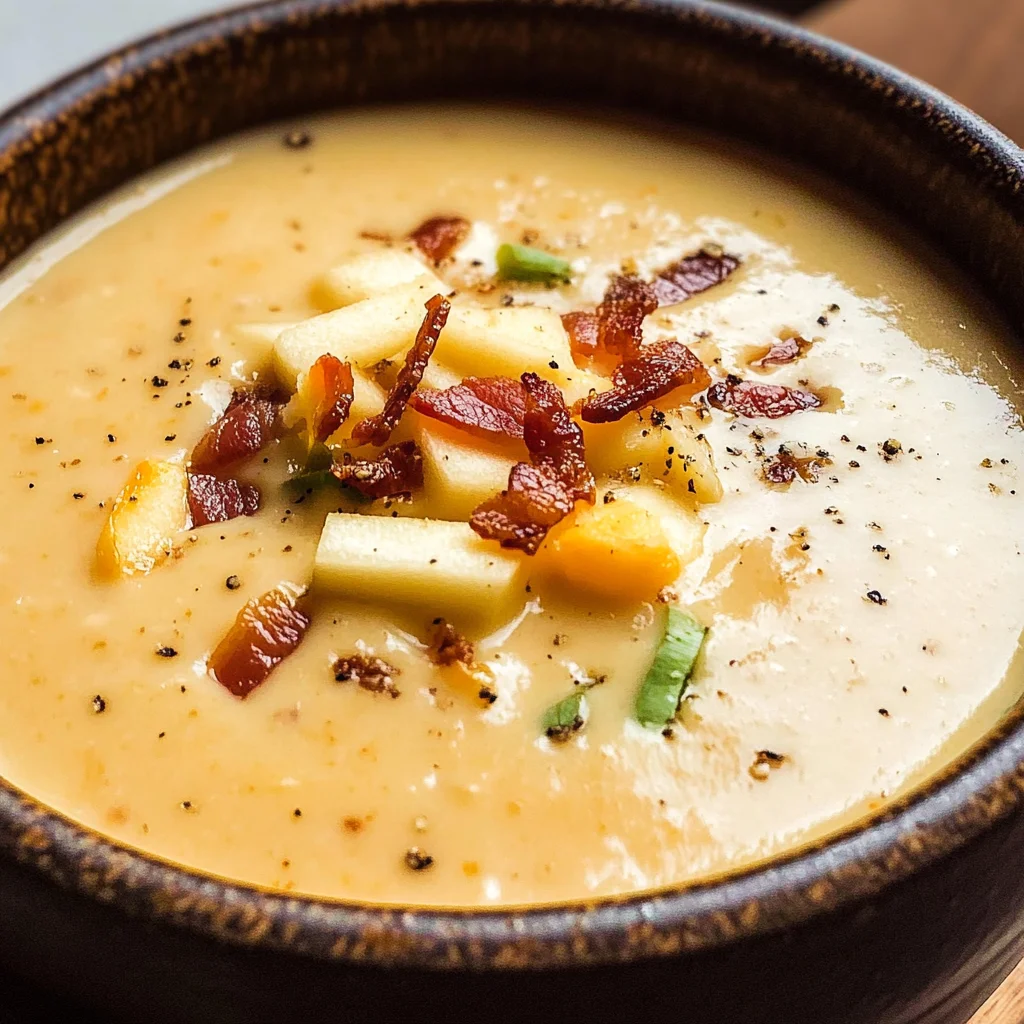 Apple and Cheese Soup