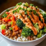 Bang Bang Ground Turkey Rice Bowls