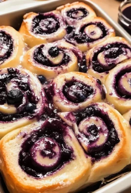 Blueberry Cheesecake Swirl Rolls