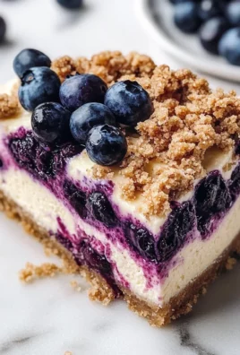 Blueberry Crumble Cheesecake