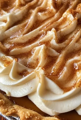 Bourbon Butterscotch Pie with Molasses Whipped Cream