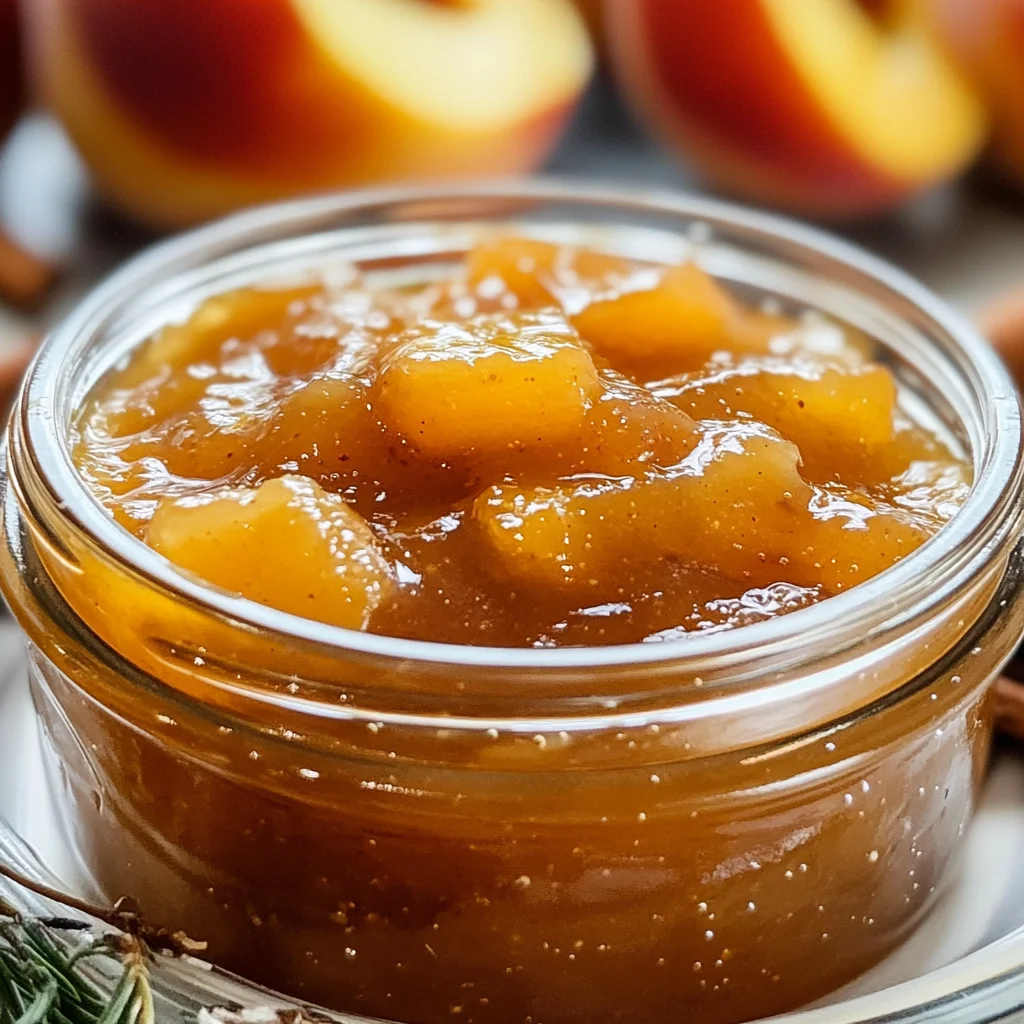 Bourbon Peach Jam Recipe