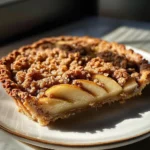 Chai Spiced Pear Almond Crumble Tart: A 42-year Secret