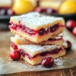 Cranberry Lemon Bars