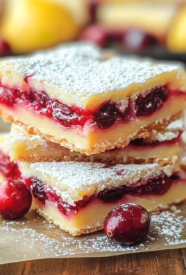 Cranberry Lemon Bars