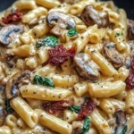 Creamy Tuscan Mushroom Pasta Skillet That's Pure Comfort