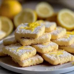 Crispy Lemon Shortbread Cookies