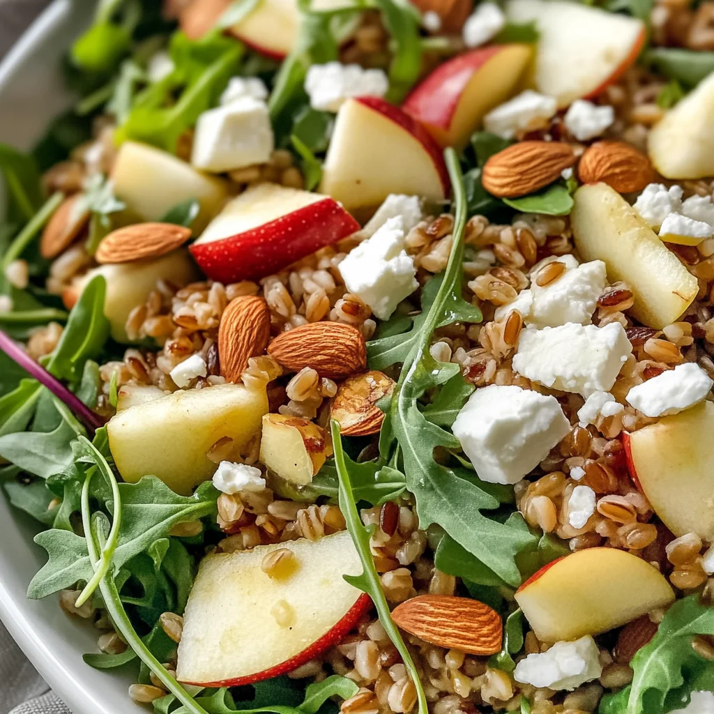 Crunchy Apple Farro Salad