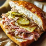 Cuban Garlic Bread Sandwiches