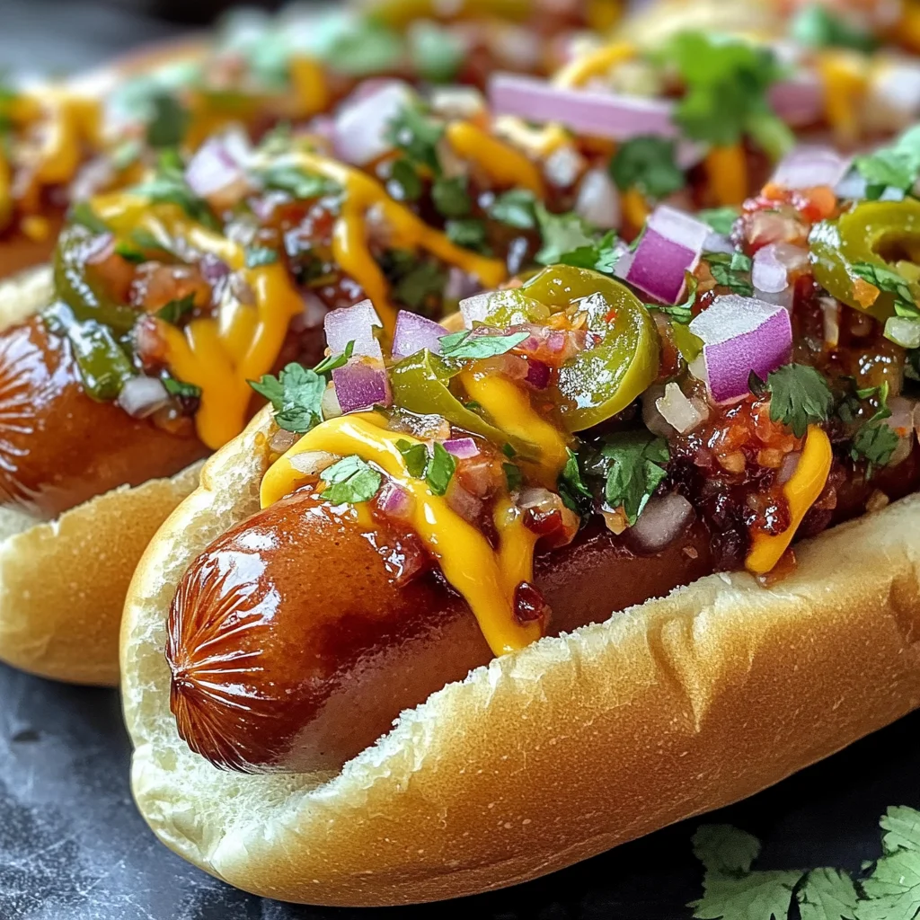 Flavorful Firecracker Hot Dogs