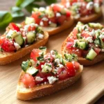 Garden Fresh Mediterranean Bruschetta
