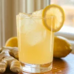 Ginger Lemonade Sweetened With Honey
