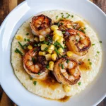 Gouda Grits with Smoky Brown Butter Shrimp