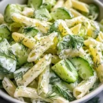 Healthy Cucumber Pasta Salad