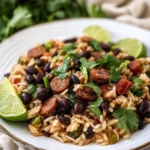 Hearty Black Beans and Rice with Sausage