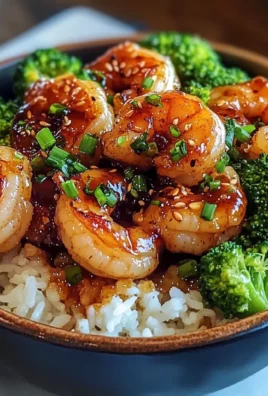 Honey Garlic Shrimp Bowls