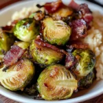 Hot Honey Brussels Sprouts with Bacon