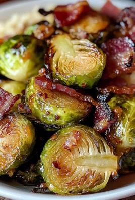 Hot Honey Brussels Sprouts with Bacon