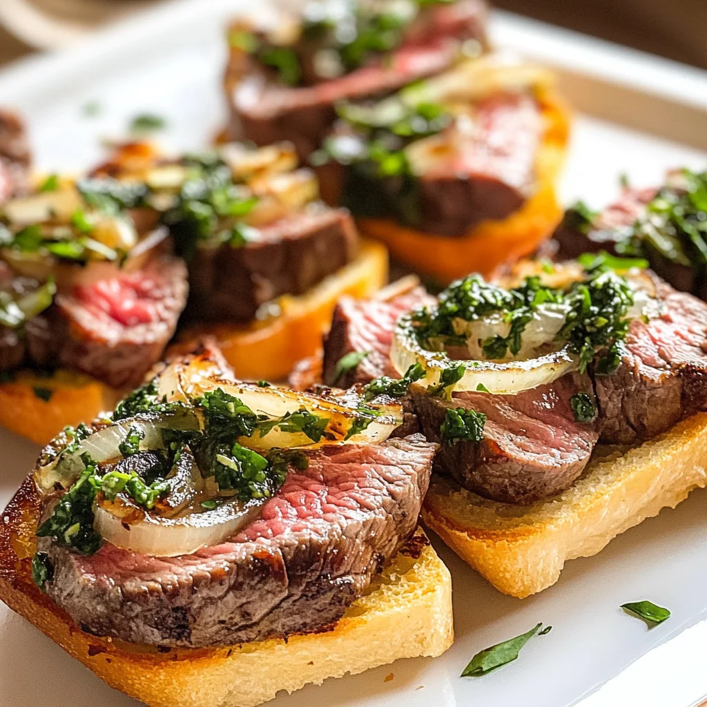 Irresistibly Delicious Steak Crostini