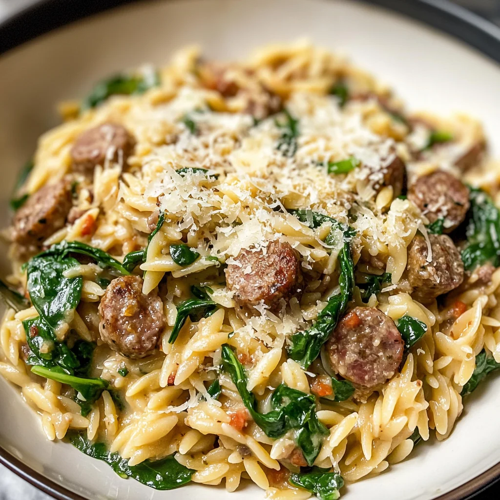 Italian Sausage Orzo