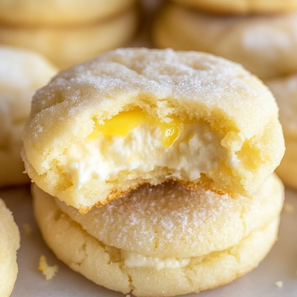 Lemon Cheesecake Cookies