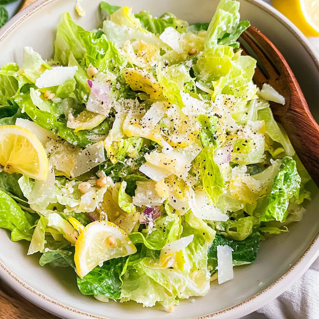 Lemon Parmesan Salad