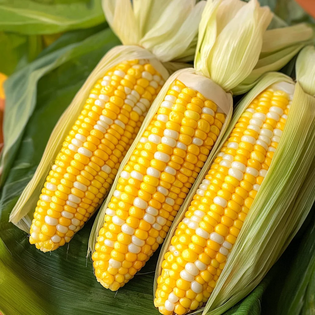 Microwave Corn on the Cob in Husk