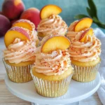 Peach Bellini Cupcakes