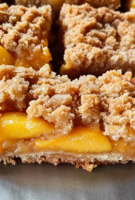Peach Crumb Bars