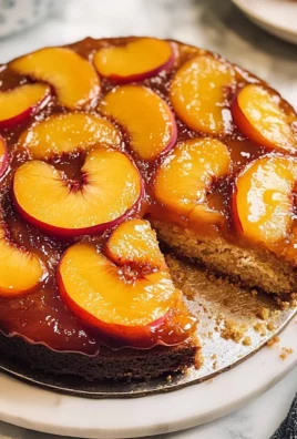 Peach Upside-Down Cake Recipe
