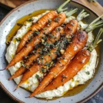 Roasted Carrots with Whipped Ricotta & Hot Honey
