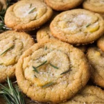 Rosemary Cookies with Lemon Sugar