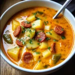 Spanish Potato Soup with Chorizo