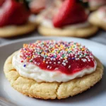 Strawberry Pop Tart Sugar Cookies - Deliciously Nostalgic Treats