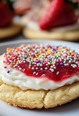 Strawberry Pop Tart Sugar Cookies - Deliciously Nostalgic Treats