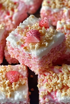 Strawberry Shortcake Rice Krispie Treats