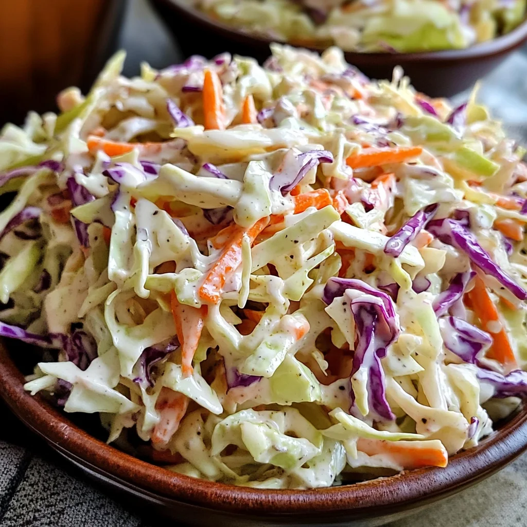 The Best Old-Fashioned Creamy Coleslaw